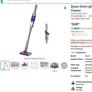 dyson omni glide(1 year warranty)